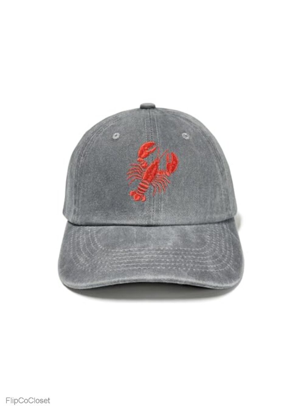 Lobster Baseball Hat Dad Hat Seafood Coastal Gift Cotton Adjustable